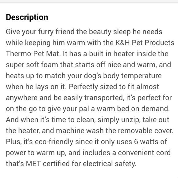 Brand new Thermo Pet Mat - Picture 5 of 7